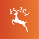 stag christmas clip art 3 icon